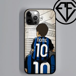 Cover per cellulare tifosi Nerazzurri di Padre in figlio con nome e numero New