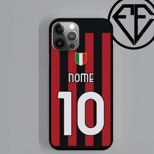 Cover per cellulare tifosi Rossoneri Maglia 2022/ 2023 con nome e numero