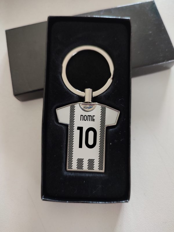 Portachiavi in metallo Tifosi Bianconeri maglia 2022-2023