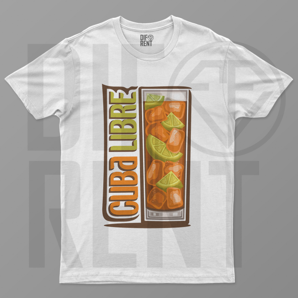 T-shirt Cocktail Cuba libre