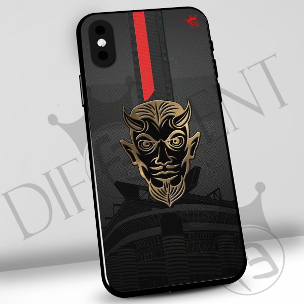 Cover per cellulare tifosi Milan Classe Gold Diavolo
