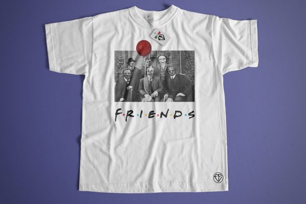 T-shirt Trendy Friends Horror