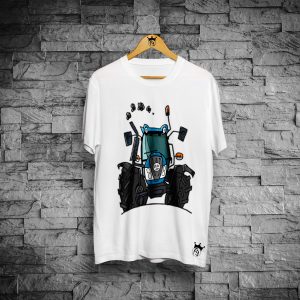 T-shirt Trattore, TRATTORE AZZURRO