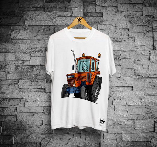 T-shirt Trattore, TRATTORE ARANCIONE