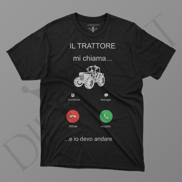T-shirt Trattore, IL MIO TRATTORE CHIAMA - immagine 2