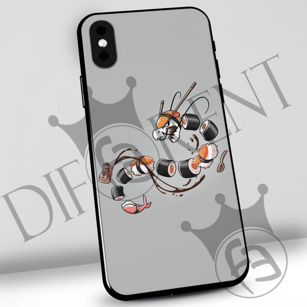 Cover per cellulare cibo  SUSHI DRAGO