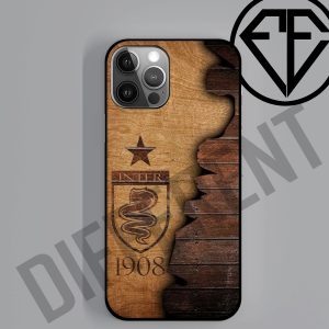 Cover per cellulare tifosi nerazzurri INTER LEGNO