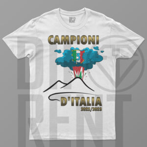T-shirt tifosi Azzurri, Campioni D'Italia 2022/ 2023