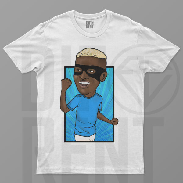 T-shirt tifosi Azzurri, Osimhen napoli Cartoon