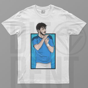 T-shirt tifosi Azzurri,  Kvaratskhelia napoli Cartoon