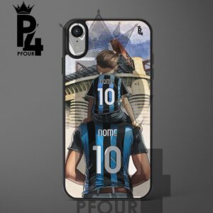 Cover per cellulare tifosi nerazzurri  di Padre in figlio 24  con nome e numero