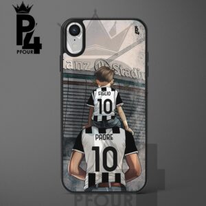 Cover per cellulare tifosi Bianconeri Di Padre in Figlio 24 con nome e numero