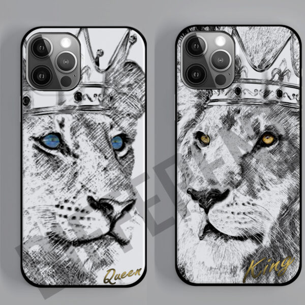 Cover di Coppia Queen & King Lions