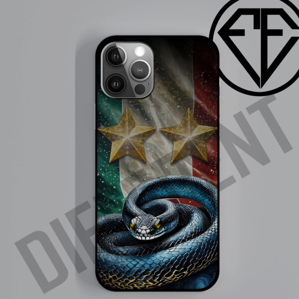 Cover per cellulare tifosi  nerazzurri CAMPIONI D'ITALIA seconda stella Snake