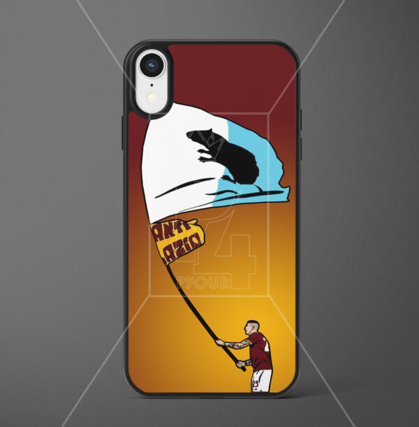 Cover per cellulare tifosi  giallorossi, Mancini anti Lazio Derby di Roma