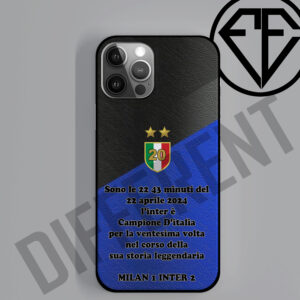 Cover per cellulare tifosi  nerazzurri sono le 22:43